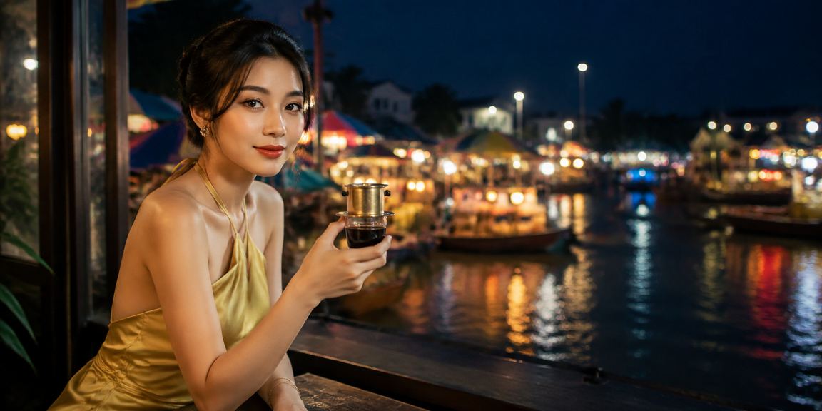 Người dùng Cần Thơ kiểm tra tài khoản VIP qua điện thoại bên ly cà phê